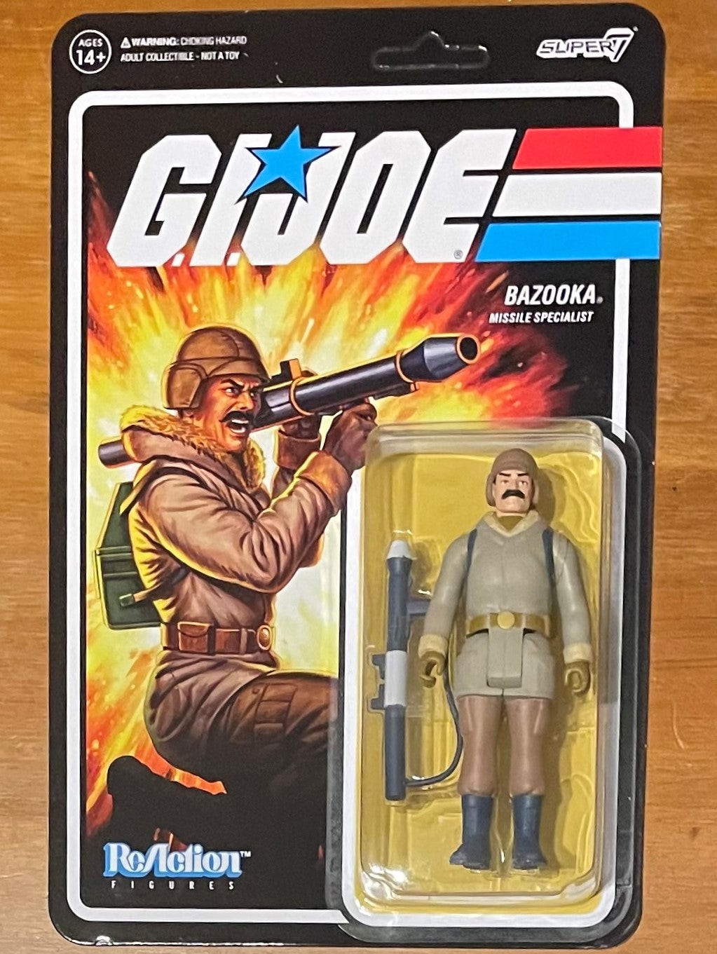 G.I. Joe Bazooka 3 3/4-Inch ReAction Figure