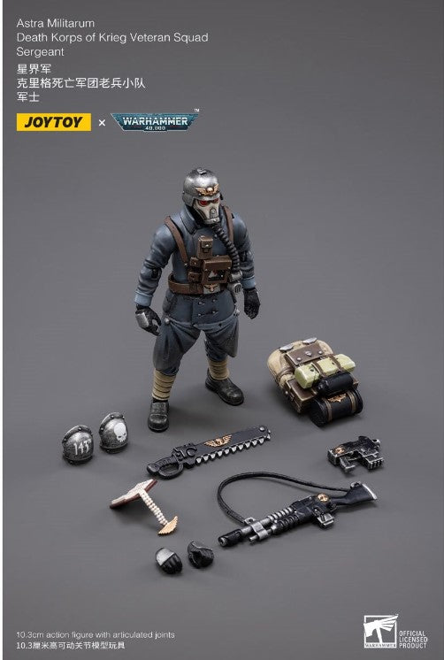 Joy Toy Warhammer 40K Death Korps Sergeant 1:18 Figure